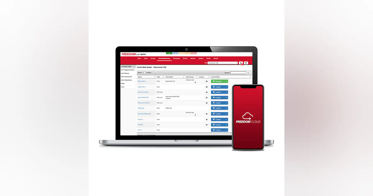 Identiv’s Freedom Access Control as a Service Platform | Security Info ...