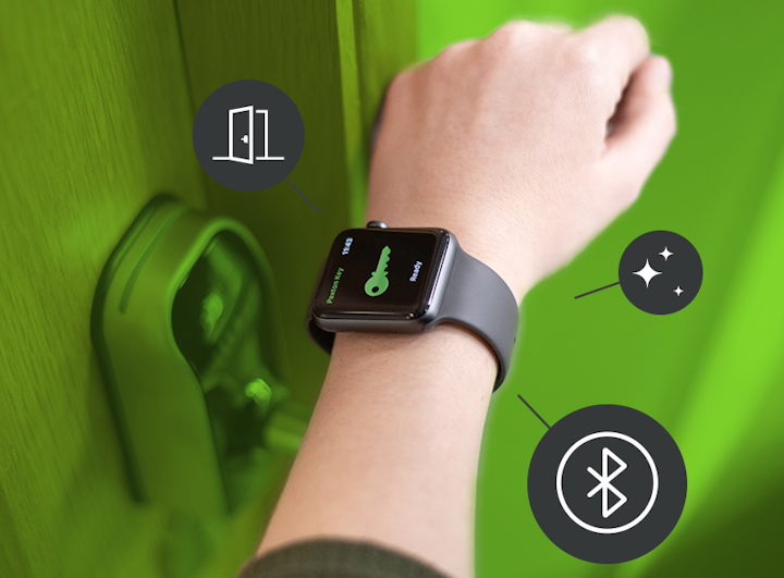The Paxton10 platform will allow users to use a smart watch as a mobile credential.