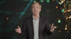 Microsoft President Brad Smith delivers a keynote address during CES 2021.
