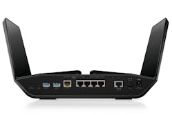 Netgear introduced its first Wi-Fi 6E router, the Nighthawk RAXE500. Netgear introduced its first Wi-Fi 6E router, the Nighthawk RAXE500.