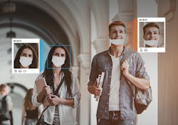 The attribute classification function of Wisenet P series AI cameras enables quick and accurate detection of people with or without face masks and immediately sends out an alert. The attribute classification function of Wisenet P series AI cameras enables quick and accurate detection of people with or without face masks and immediately sends out an alert.