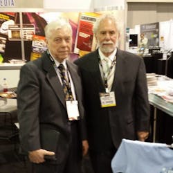 For decades, Gale Johnson (L) and former Ledger technical editor Jerry Levine (R) were the voice of an industry.