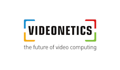Videonetics Logo White Rwd