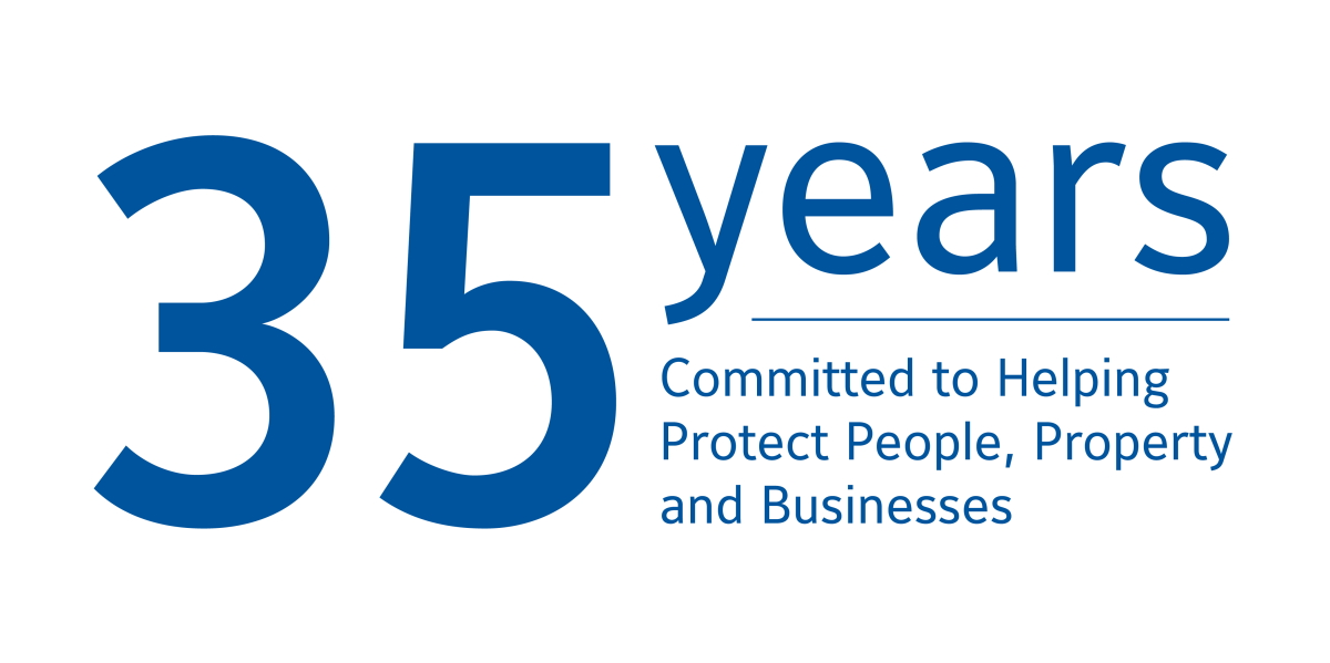 S2102005 Tyco Kantech 35th Anniversary Seal Colours Blue