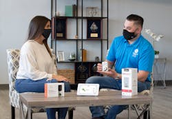 Through its partnership with home builder D.R. Horton, Safe Haven provides and installs an array of smart home devices, all connected by the Z-Wave protocol. Through its partnership with home builder D.R. Horton, Safe Haven provides and installs an array of smart home devices, all connected by the Z-Wave protocol.