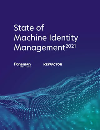 State Of Machine Identity Management Keyfactor Ponemon 2021 Page 01