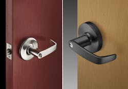 From left to right: The Corbin Russwin CLX3300 Series and SARGENT 10X Line of bored locks. From left to right: The Corbin Russwin CLX3300 Series and SARGENT 10X Line of bored locks.