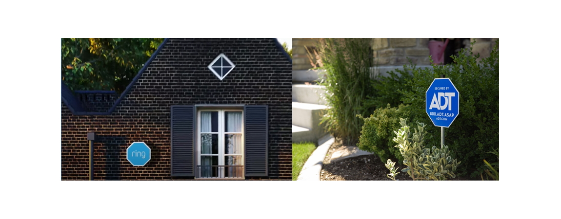 ADT has sued Ring alleging that the Amazon-owned company has infringed upon its famous blue octagon trademark.