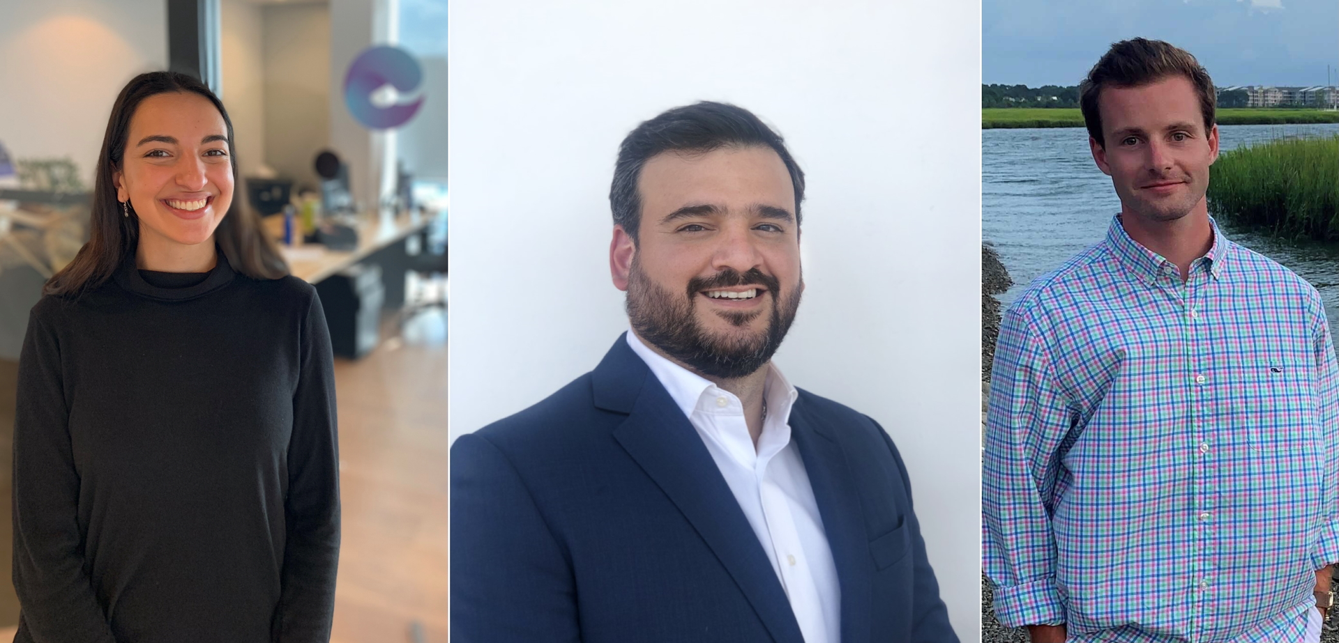 From left to right: Tara Biglari, Francisco Espinosa and Andrew Gyimesi.