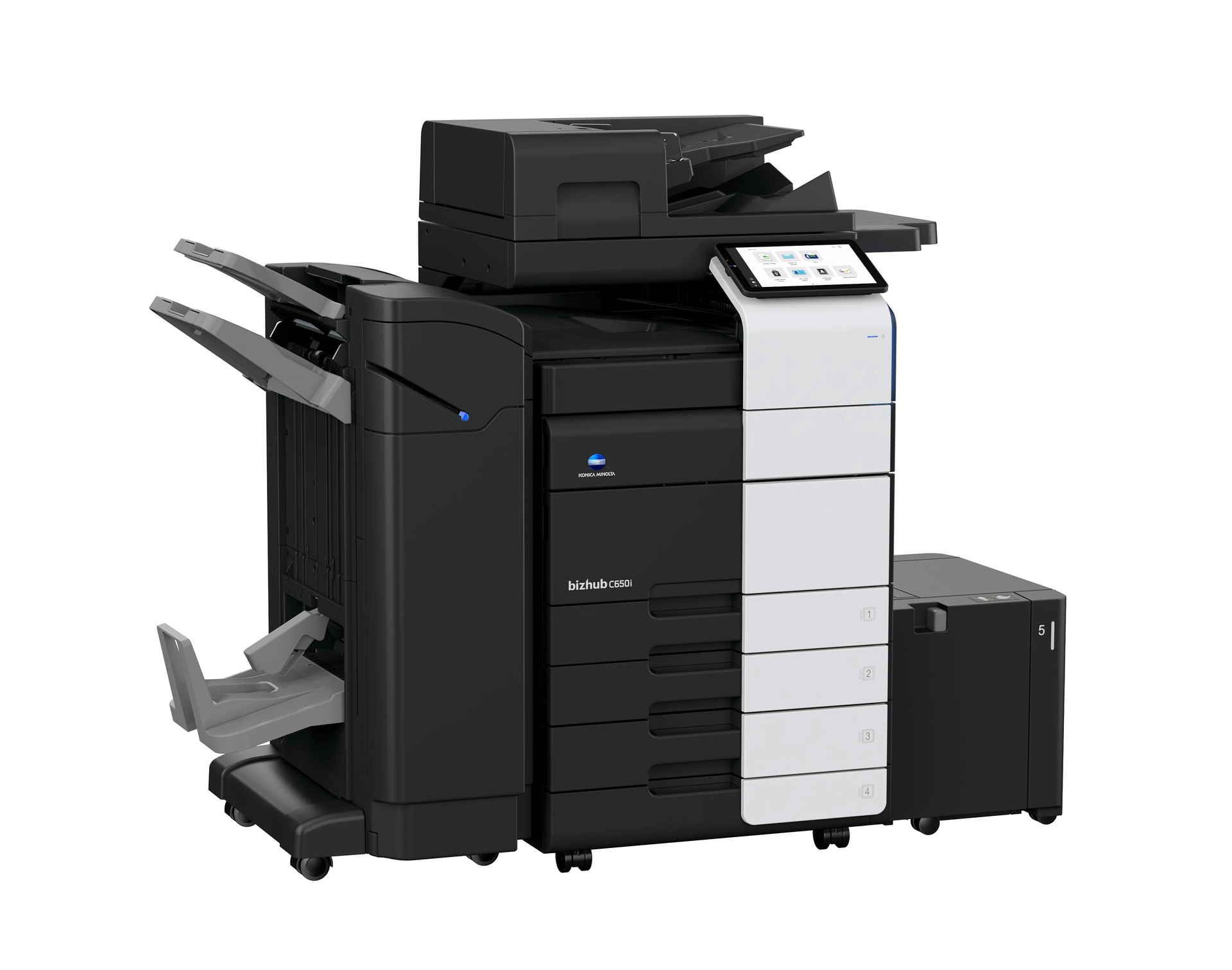 Konica Minolta's bizhub C650i multifunction printer (MFP). Konica Minolta&rsquo;s entire line of bizhub i-Series MFPs exceeds industry standards for cybersecurity compliance, according to recent penetration testing by NTT DATA and NTT Ltd.