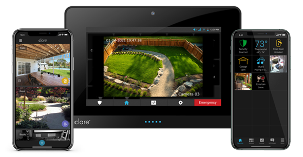 ClareOne Smart Home Panel and surveillance solutions from Clare Controls Security Info Watch