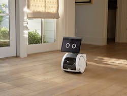 The Astro autonomous robot patrols a home on the griound and can respond to any security incident with video recording. The Astro autonomous robot patrols a home on the griound and can respond to any security incident with video recording.