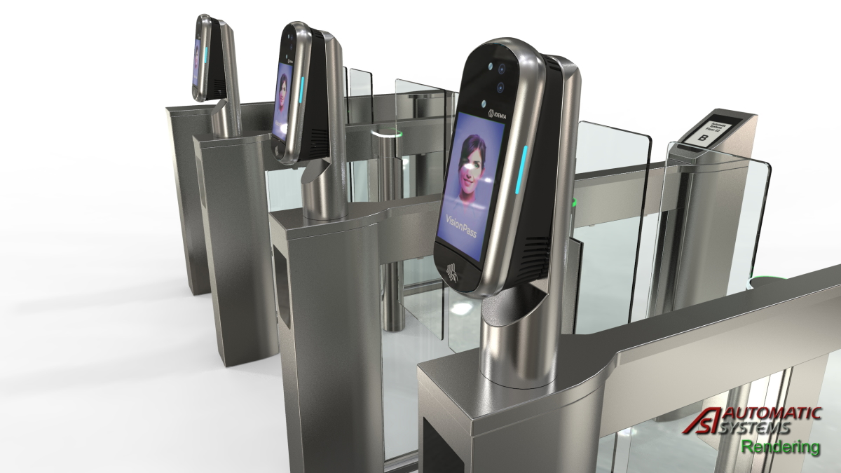 Automatic Systems will be demonstrating the new contactless Idemia integrations with its SlimLane glass optical barrier speedgate at GSX 2021.