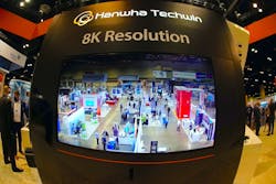 Hanwha Techwin showed off its 8K camera technology at GSX 2021 along with a number of other new product.