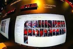 For advanced object classification, Hanwha Techwin has released AI Forensic Search, supporting detailed metadata from recorded objects. Search parameters for a person include date/time range, top clothing color, bottom clothing color and if the person is holding a bag or backpack. For advanced object classification, Hanwha Techwin has released AI Forensic Search, supporting detailed metadata from recorded objects. Search parameters for a person include date/time range, top clothing color, bottom clothing color and if the person is holding a bag or backpack.