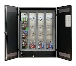 One of the most spacious enclosures in the industry, the E12 is available in Unified Power or ProWire with dimensions of 48 (H) x 36 (W) x 8 (D). One of the most spacious enclosures in the industry, the E12 is available in Unified Power or ProWire with dimensions of 48 (H) x 36 (W) x 8 (D).