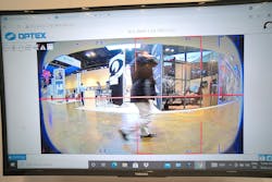 The detection area for Optex's REDSCAN Pro sensor can be divided in up to eight independent zones, one for each object target size, sensitivity and output, and/or level of threat. The detection area for Optex's REDSCAN Pro sensor can be divided in up to eight independent zones, one for each object target size, sensitivity and output, and/or level of threat.