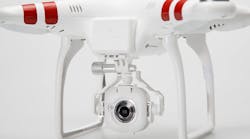 The Phantom FC40 is the beloved Phantom, all grown up. It comes with its own built-in DJI-designed smart camera, which supports 720p/30fps HD video and can be controlled through an iOS or Android app running over a 2.4G Wi-Fi connection.