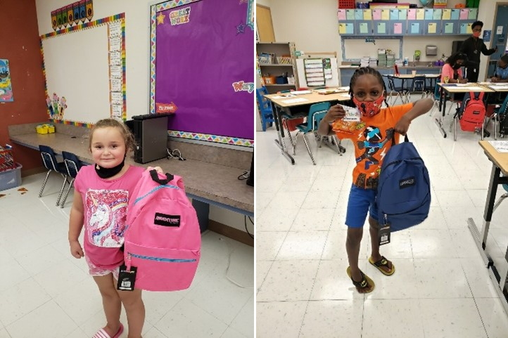 Mission 500's annual 'Back to School Backpack' event organized by Mission 500 for students at Crosspointe Elementary School in Boynton Beach, Fla., provided essential school supplies to children in need.