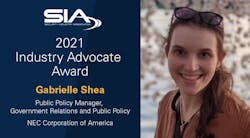 Sia Gabrielle Shea Industry Advocate Award