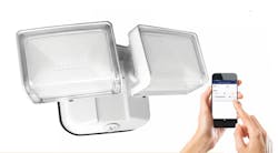 PoEWit Cloud PoE Security Lights can be managed via app and/or Control4 panels.