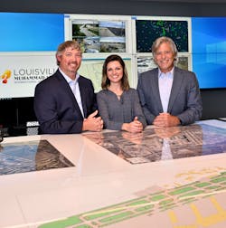 SDF project leadership team includes David Prince, Director of IT Operations, Megan Atkins Thoben, the Director of Operations and Business Development at Louisville Regional Airport Authority, and Dan Mann, Executive Director of the Louisville Regional Airport Authority.