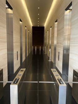 Gunnebo optical turnstiles are used throughout the campus. Gunnebo optical turnstiles are used throughout the campus.