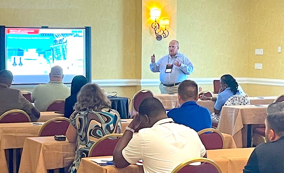SecurityInfoWatch.com contributor Steve Surfaro presents during an educational session at the 2021 FM Solutions &amp; Security Strategies Summit.