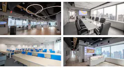 The Axis Experience Center in New York is located in Midtown Manhattan at Tower 49, 12 East 49th Street, New York, NY 10017 and it features Axis Communications' latest network solutions for security and business operations as well as modern conference rooms and a state-of-the-art training center.