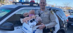 SONITROL Nevada collected and donated stuffed animals for law enforcement to help comfort children in Las Vegas.