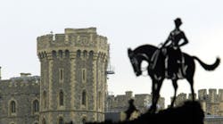 In this photo from May 13, 2004, Windsor Castle is seen on the first day of the Royal Windsor Horse Show at Home Park in Windsor, England.