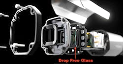 DFG consists of a hydrophobic layer, a dielectric layer, a patterned transparent electrode, and a cover glass added in front of a camera lens. DFG consists of a hydrophobic layer, a dielectric layer, a patterned transparent electrode, and a cover glass added in front of a camera lens.