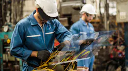 Using ThirdEye's remote assistance software, a field technician can connect with another tech or expert to help walk them through a project or installation.