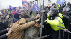 Former President Donald Trump's supporters storm the U.S. Capitol in an effort to overturn the 2020 election results on Jan. 6, 2021, in Washington, D.C.
