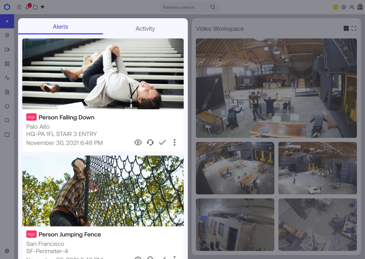 Ambient.ai's computer vision intelligence solution enables end users to do contextual analysis of events at scale.