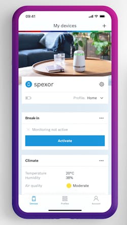 Bosch's security assistant, Spexor, looks for anomalies in the monitored environment and sends notifications to mobile devices. Bosch's security assistant, Spexor, looks for anomalies in the monitored environment and sends notifications to mobile devices.