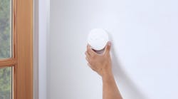 Using AI technology, the Ring Alarm Glass Break Sensor detects the sound of glass breaking up to 25 feet away. Using AI technology, the Ring Alarm Glass Break Sensor detects the sound of glass breaking up to 25 feet away.