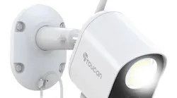 The Toucan Security Light Camera is designed to be sleek and compact with a built-in super bright 1200 lumens security light, accurate radar motion detection, crystal-clear night vision, 1920 x 1080 Full HD video, and 110 dB siren. The security light connects via WiFi and can be powered from any electrical outlet with the capability of 24/7 recording.