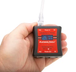 Platinum Tools will feature its pocket-sized TPS200C PoE++ tester during ISC West 2022.