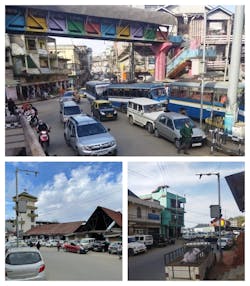 Traffic junction and connecting roads on video feeds. Traffic junction and connecting roads on video feeds.