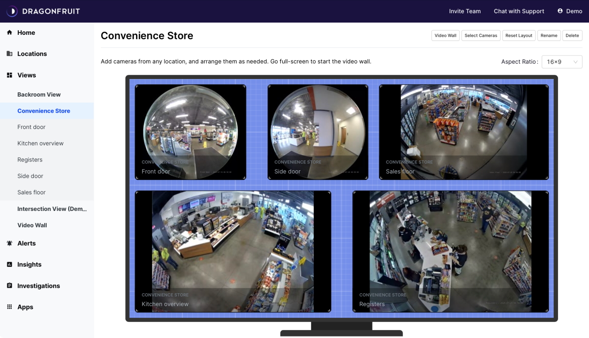 Dragonfruit AI's Frontier software was designed to provide an affordable, full-featured cloud VMS offering to multi-location enterprises.