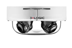 Designed for applications that require multiple angles of view that a standard camera cannot achieve, this new camera from 3xLOGIC contains four 5MP varifocal lenses that provide separate video streams. Designed for applications that require multiple angles of view that a standard camera cannot achieve, this new camera from 3xLOGIC contains four 5MP varifocal lenses that provide separate video streams.