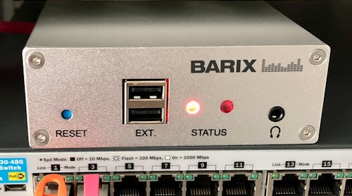 Barix Exstreamer Mpa400 Front In Rack