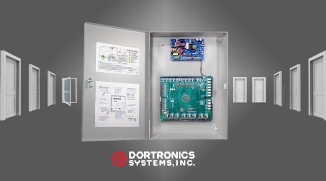 The 48900 Series Interlock Controller is a cost-effective solution for implementing door interlock and mantrap systems with up to nine doors.