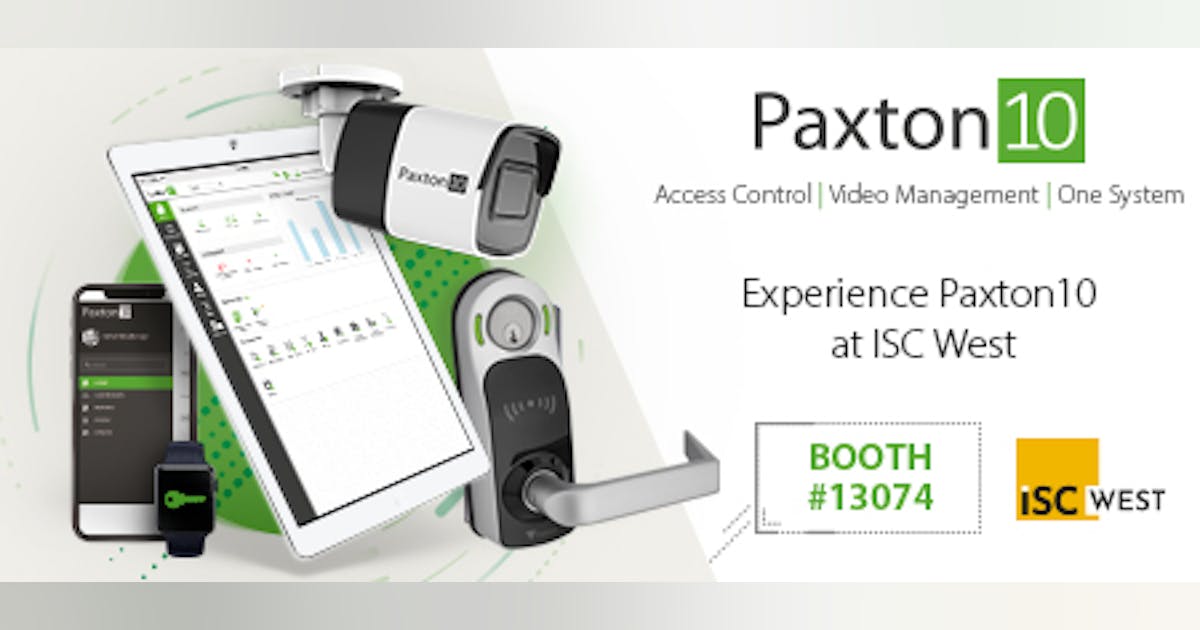 Paxton10 singles platform VMS, access control solution Security Info Watch