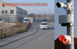 The AXIS Speed Monitor application can be combined with the company&rsquo;s radar solution and one of their visual or thermal cameras to monitor traffic speeds in places like school zones.