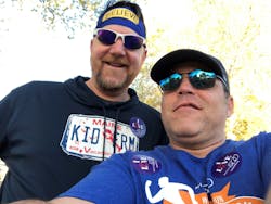 Competitors in business, partners in charity: Brad Durost of Security Systems News. Competitors in business, partners in charity: Brad Durost of Security Systems News.