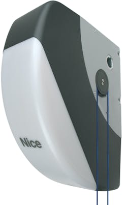 Designed for sectional doors up to 16 feet high with lighter duty cycles (up to 25 cycles per day), the Nice Soon Pro CDO features a compact, space-saving design and convenient installation directly to the door shaft.
