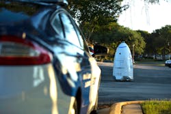 A mobile app allows security officers to engage with the robots and use them as tools to cover more ground and do their jobs more effectively. A mobile app allows security officers to engage with the robots and use them as tools to cover more ground and do their jobs more effectively.