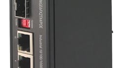 The ComNet CNGE6FX2TX4PoE is a six-port switch that offers four Gbps TX ports that support the IEEE802.3at standard and provide up to 30 watts of PoE to PDs. The ComNet CNGE6FX2TX4PoE is a six-port switch that offers four Gbps TX ports that support the IEEE802.3at standard and provide up to 30 watts of PoE to PDs.